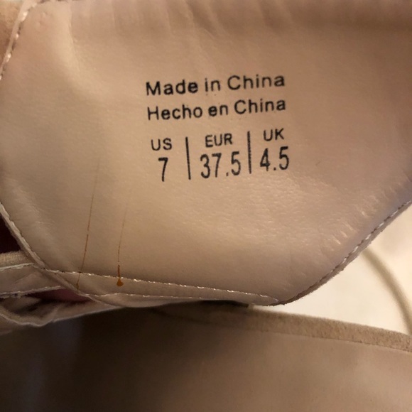 Call It Spring Suede Heels Size 7 - Picture 6 of 8